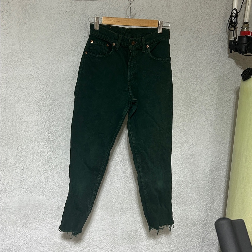 Levi's Forest Green Denim Jeans